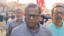 ধর্মঘটের সমর্থনে সংযুক্ত কৃষান মোর্চার বিক্ষোভ মিছিল 