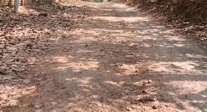 নির্মাণের কয়েক বছরেই অস্ত্বিত হারানোর মুখে রাস্তা !