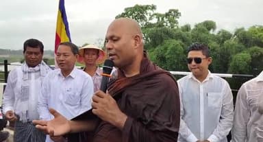 সুস্থ জীবন ও বিশ্বশান্তির কামনায় পদযাত্রা শুরু