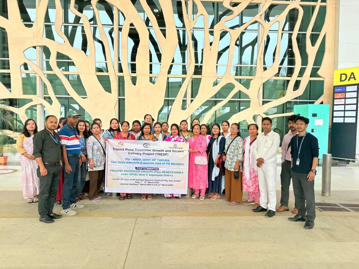 TRESP উদ্যোগে বৈজ্ঞানিক পশুপালন প্রশিক্ষণে আন্তঃরাজ্য এক্সপোজার ভিজিট