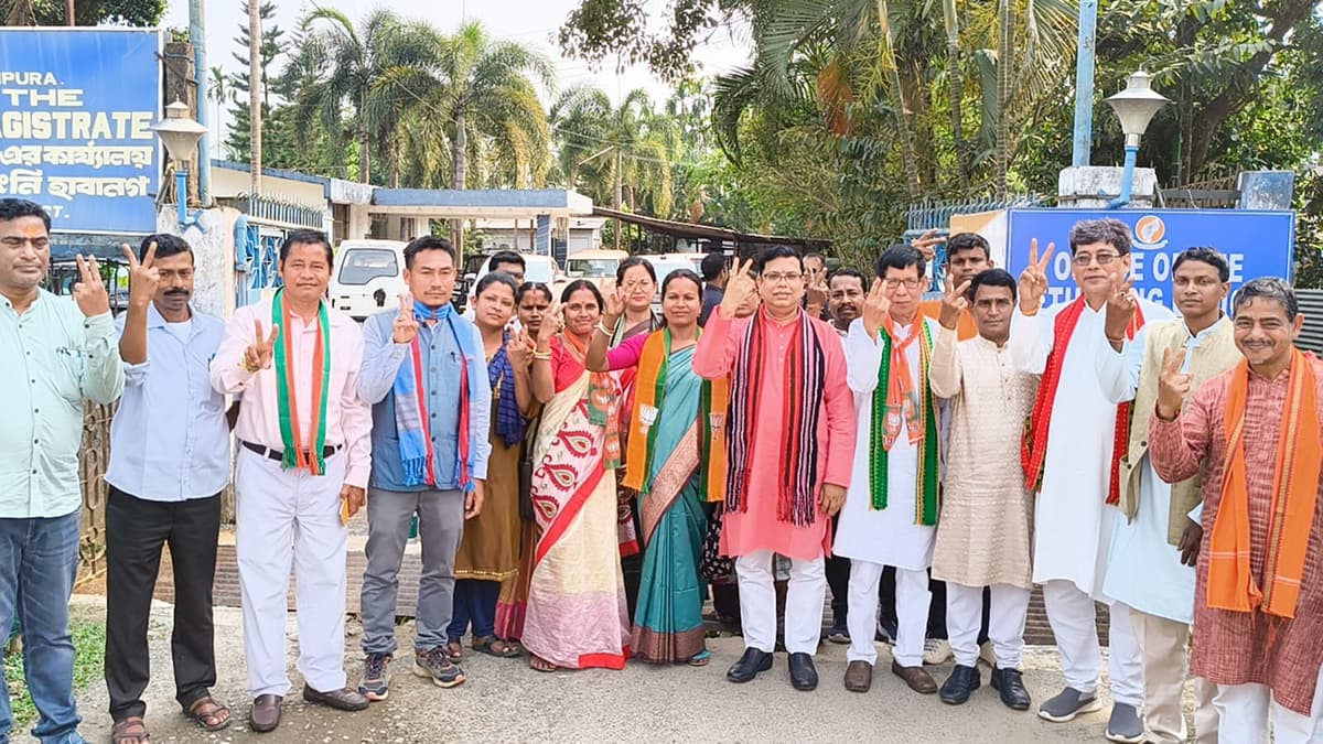 এডিসি ভোটে বিজেপির জয় নিশ্চিত : টিংকু রায়